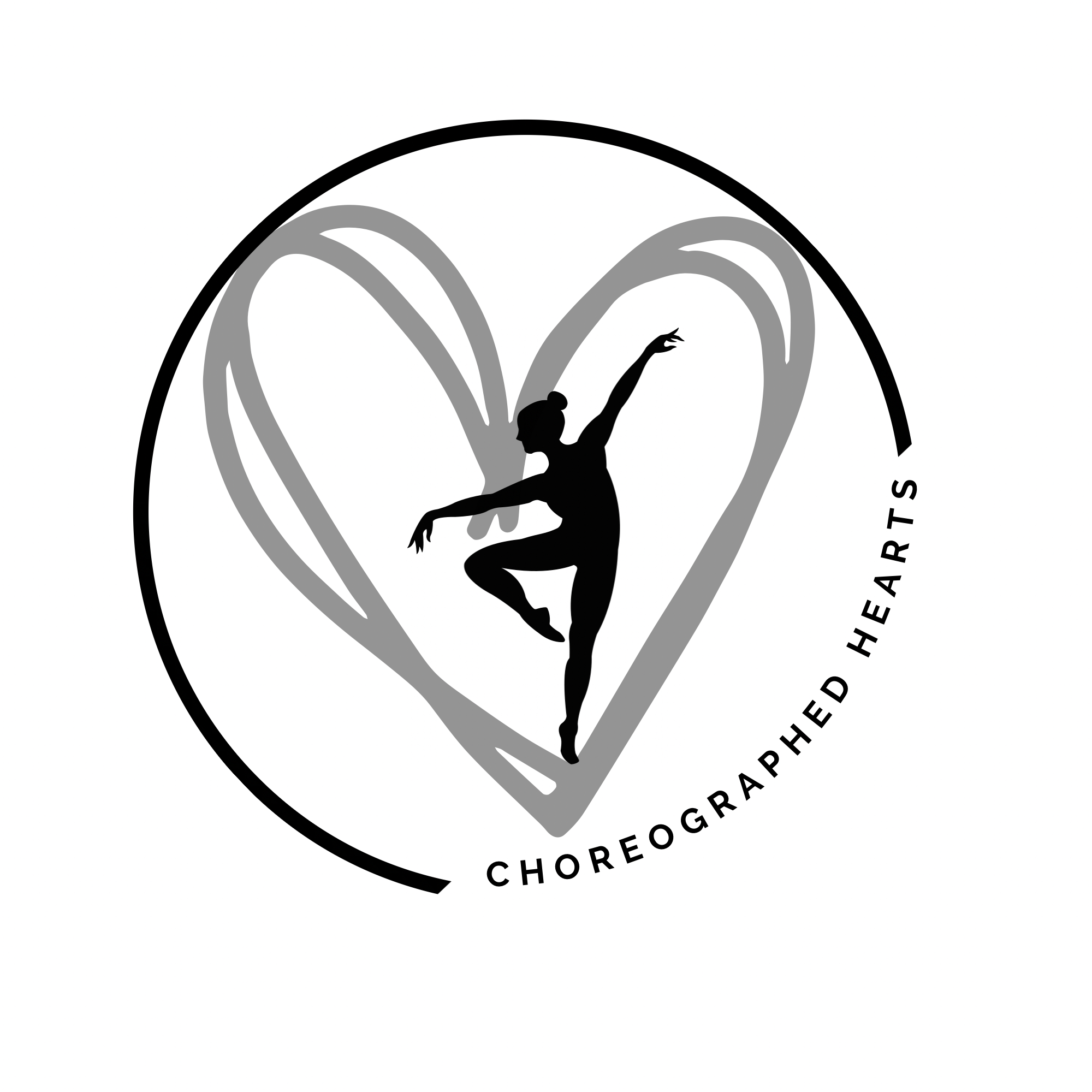 Choreographed Hearts Logo
